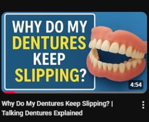 why do my dentures keep slipping