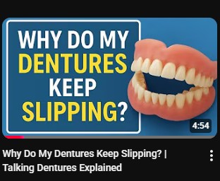 why do my dentures keep slipping