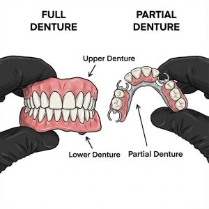 full or partial denture